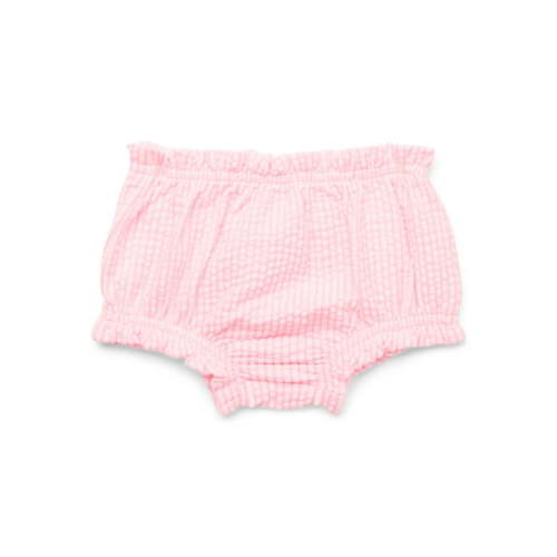 Garanimals Baby Girl Seersucker Ruffle Bloomer Shorts, Sizes 0-24 Months