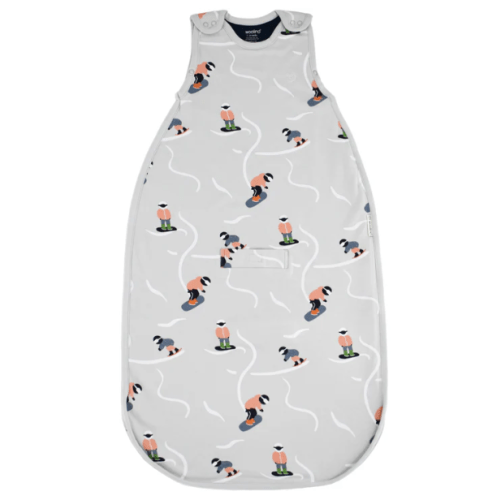 4 Season® Ultimate Baby Sleep Bag, Merino Wool & Organic Cotton, Snowboarder