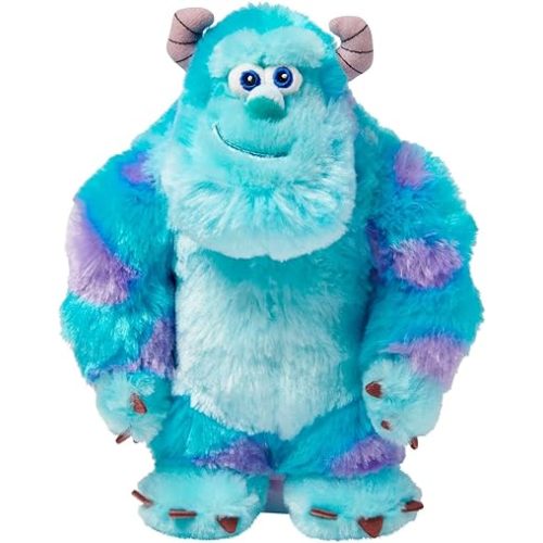 Disney Store Official Sulley Plush Toy - Soft 9-Inch Cuddly Monster from Pixar's Monsters, Inc. - Iconic Blue & Purple Design - Perfect Collectible & Cozy Companion for Fans and Kids Everywhere