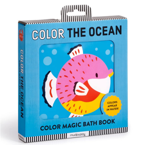 Color the Ocean Color Magic Bath Book - Mudpuppy