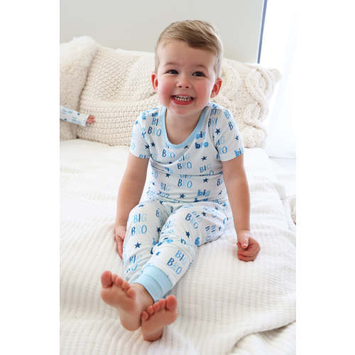 Two Piece Bamboo Pajamas in Big Bro | Caden Lane