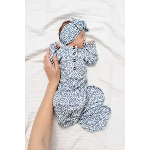 Dolly Knotted Gown (Newborn-3 months)