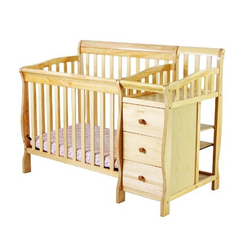 Dream On Me Jayden 3 in 1 Convertible Portable Crib with Changer