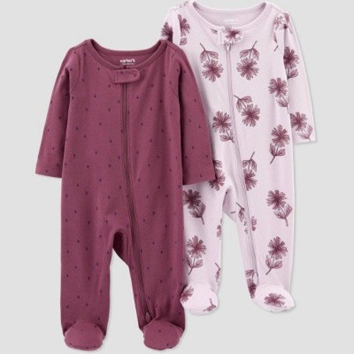 Carter's Just One You® Baby Girls' 2pk Sleep N' Play, Color: Purple, Size: 6M