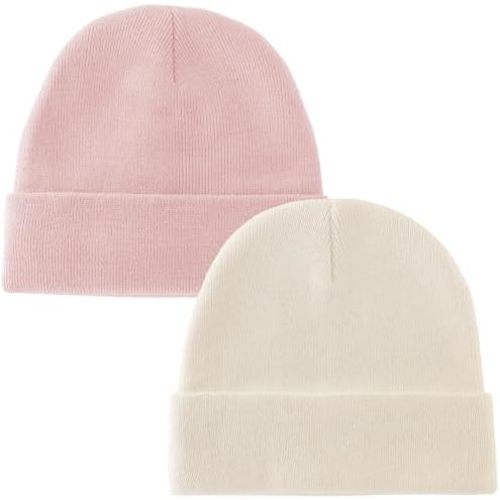ROYBENS 100% Cotton Baby Beanie Cute Toddler Winter Hat Knit Caps Ages 0-8