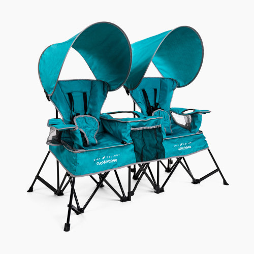 Baby Delight Go With Me Duo Deluxe Portable Double Chair - Teal