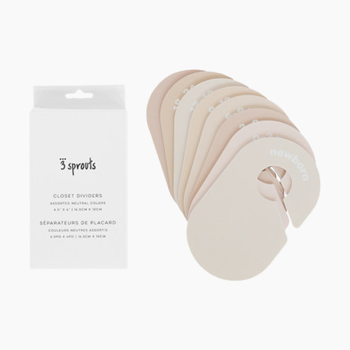 3 Sprouts Closet Dividers - Neutral