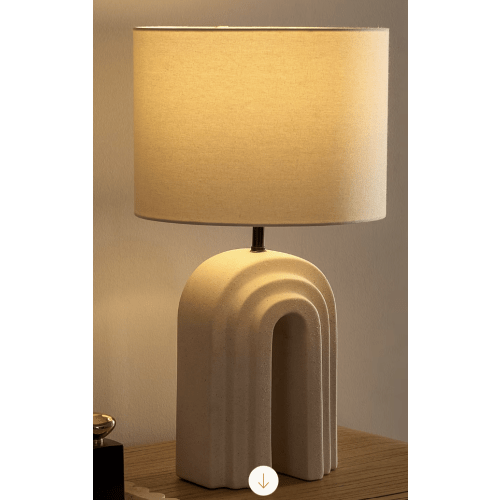 Blanc Arched Table Lamp
