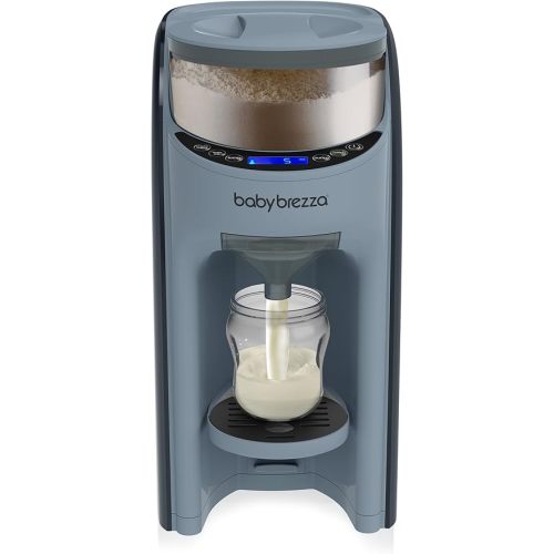 Baby Brezza New and Improved Formula Pro Advanced Formula Dispenser Machine - Automatically Mix a Warm Formula Bottle Instantly - Easily Make Bottle with Automatic Powder Blending, Slate
