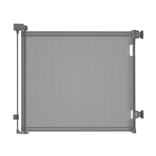 55"/71"W Retractable Baby Gate Mesh Safety Gates for Stairs Doorways Pet Gate Indoor/Outdoor