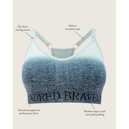 Sublime® Nursing Sports Bra | Ombre Storm – Kindred Bravely
