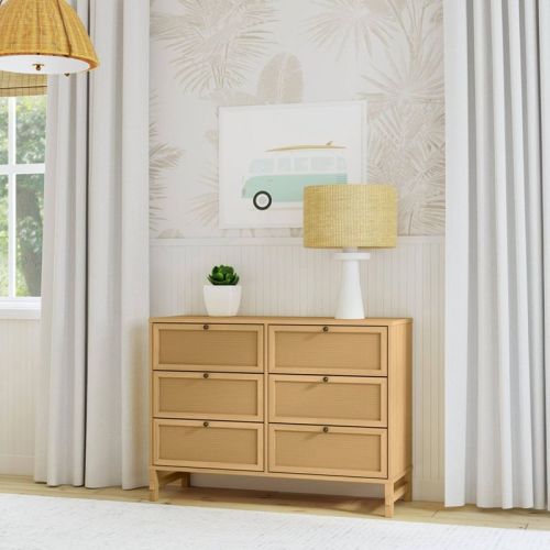 DaVinci Margot 6 Drawer Dresser - Honey