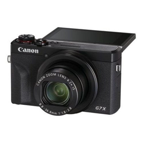 Canon PowerShot G7 X Mark III - Video Creator Kit - digital camera - compact - 20.1 MP - 4K / 30 fps - 4.2x optical zoom - Wi-Fi, Bluetooth - black