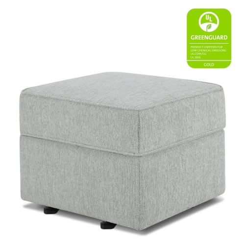 Namesake Willa Glide Ottoman in Performance Grey Eco-Weave