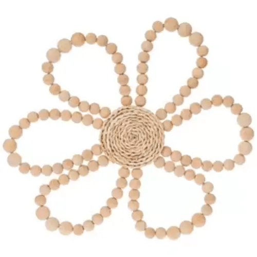 Beaded Flower Wall Decor