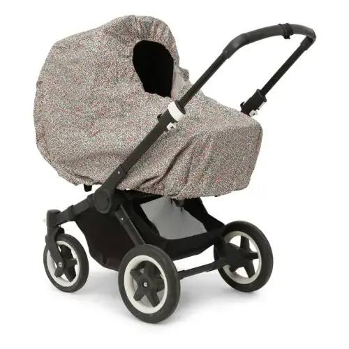 Blue Field Stroller Rain Cover | Red