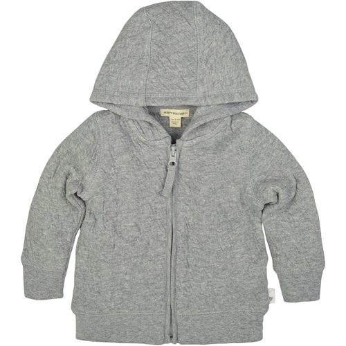 Burt's Bees Baby Unisex Baby Organic Cotton Zip-Up Hooded Jacket