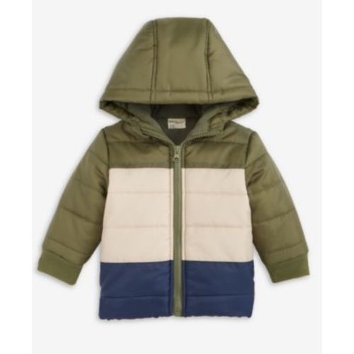Baby Boys Hooded Colorblocked Jacket, Macy's Exclusive