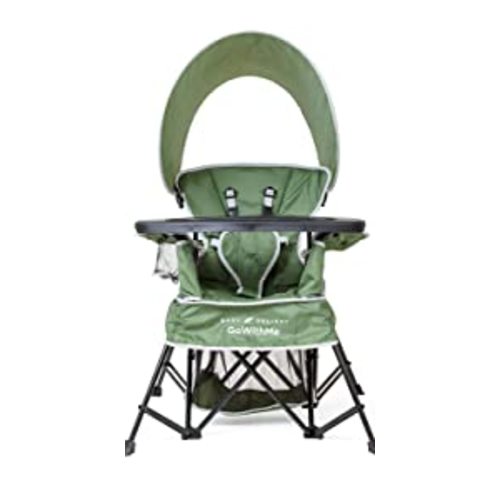 Amazon.com: Baby Delight Go with Me Venture Portable Chair | Indoor and Outdoor | Sun Canopy | 3 Child Growth Stages | Grey : Home & Kitchen