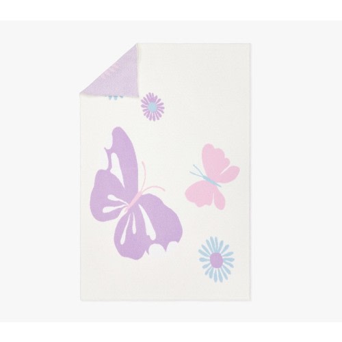 Butterfly Fuzzy Kid Throw Blanket