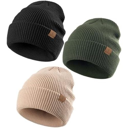 QEUOYSS Baby Beanie Toddler Infant Winter Hat for Kids Boys Girls Knit Warm
