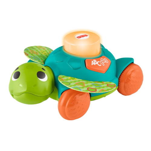 Fisher-Price Linkimals Sit-to-Crawl Sea Turtle: Interactive Learning Activity for Infants to Stand and Move