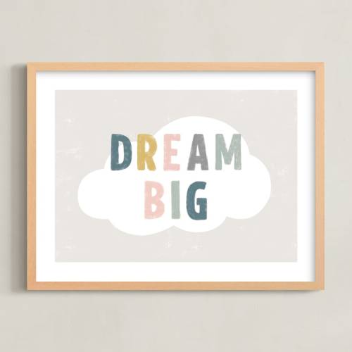 Dream Big Limited Edition Nursery Art Print by Pixel and Hank
