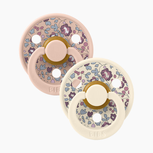 BIBS BIBS x LIBERTY Colour Natural Rubber Pacificier (2-pack) - Blush, Size 1