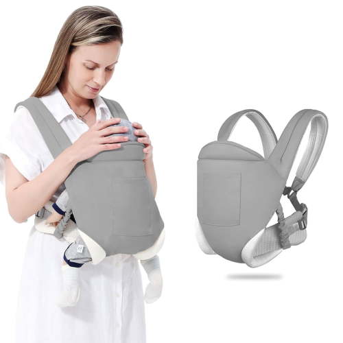 Yadala 4-in-1 Baby Carrier, Front-Back with Adjustable Hook, Breathable Mesh, 7-44 lbs