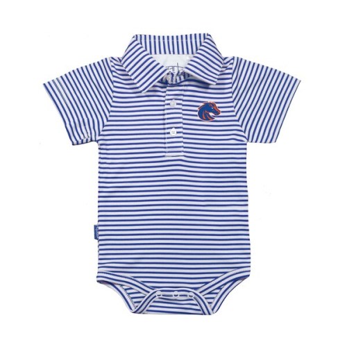 Boise State Broncos Garb Infant Carson Polo Bodysuit - Royal/White
