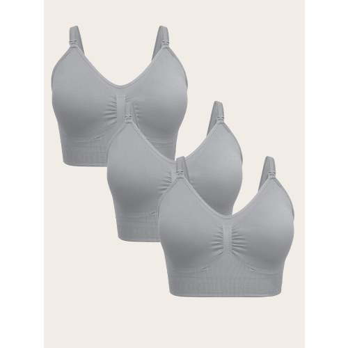 Wash Wear Spare® Nursing Bra Pack | Grey