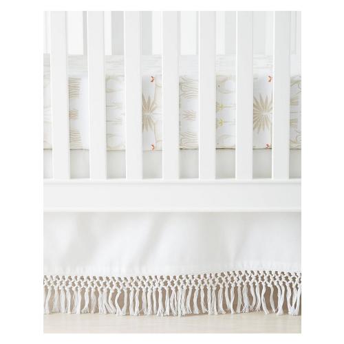 Macramé Crib Skirt | Serena and Lily