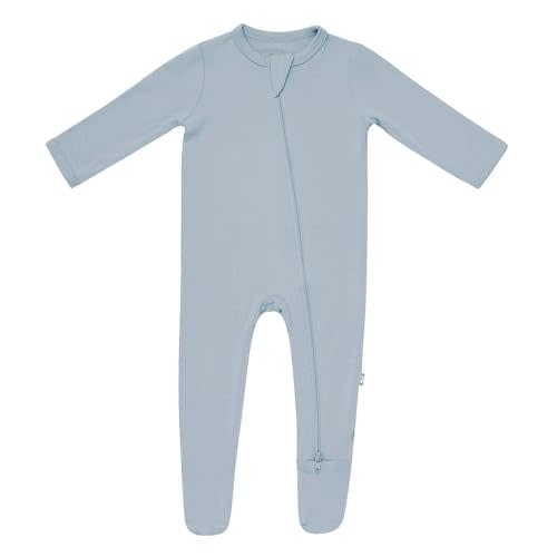 KYTE BABY Unisex Zipper Closure Footies, Rayon Made From Bamboo, 0-24 Months