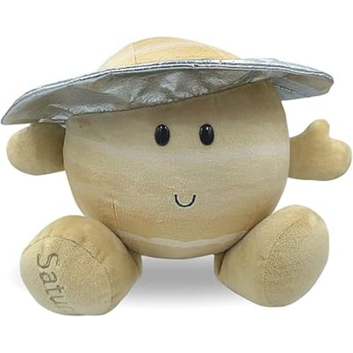 Celestial Buddies Saturn Buddy Science Astronomy Space Solar System Educational Plush Stuffed Planet Toy