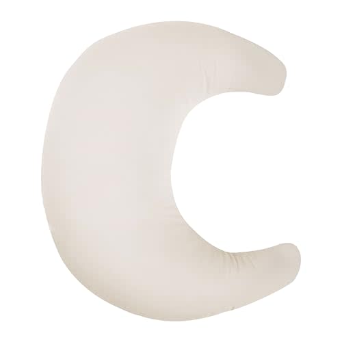 snuggle me Organic Nursing Pillow (New 2025 Design) | Bottle & Breastfeeding Pillow with Organic Cotton Cover & Fiberfill, Machine Washable Feeding Pillow, Newborn Essentials Must Haves (Natural) - v2