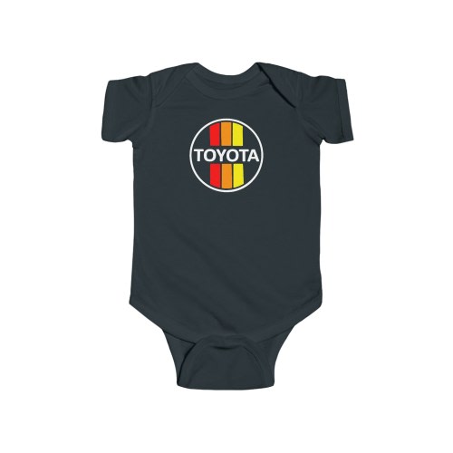 3 Stripe Baby Bodysuit, Toyoda Gift, Baby Shower Gift, Land Cruiser Gift, Infant Clothing - Reefmonkey
