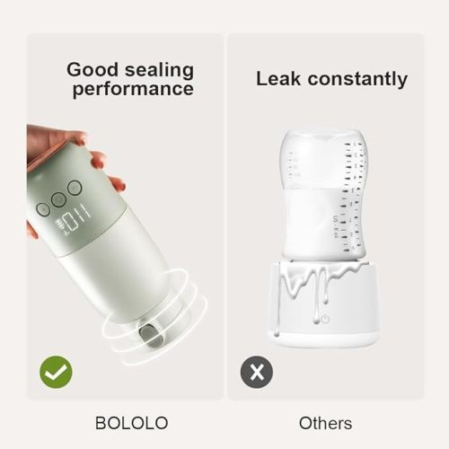 portable milk warmer with super fast charging and cordless, instant breastmilk, formula or water warmer with 10 ounces big capacity, Baby Flask for vehicle,car,airplane journey