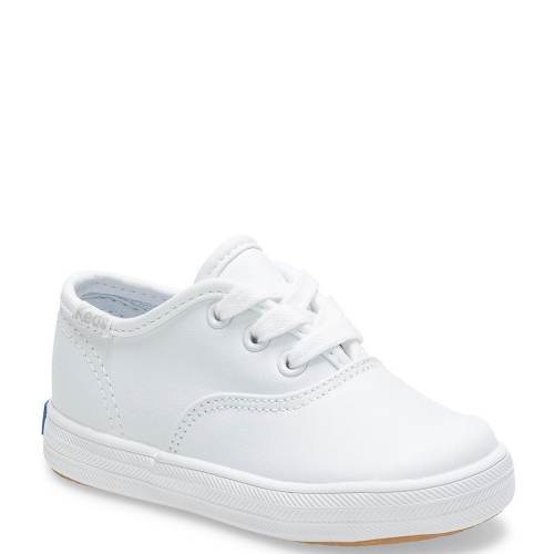 Keds Kids' Champion Leather Cap-Toe Sneakers (Infant, Size: 4)