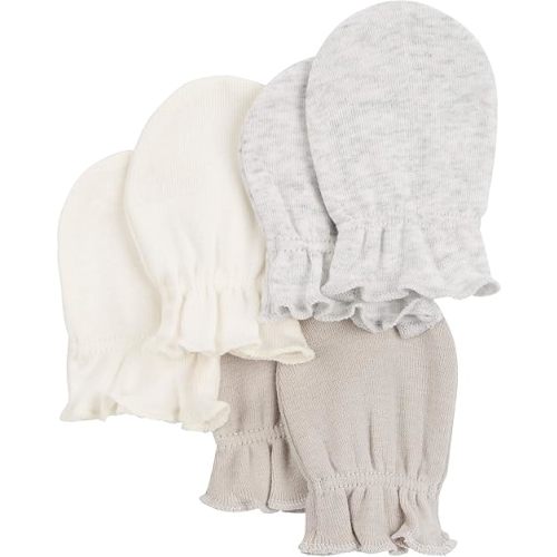 Carter's Baby Girls' 3-Pack Scratch Mittens Set