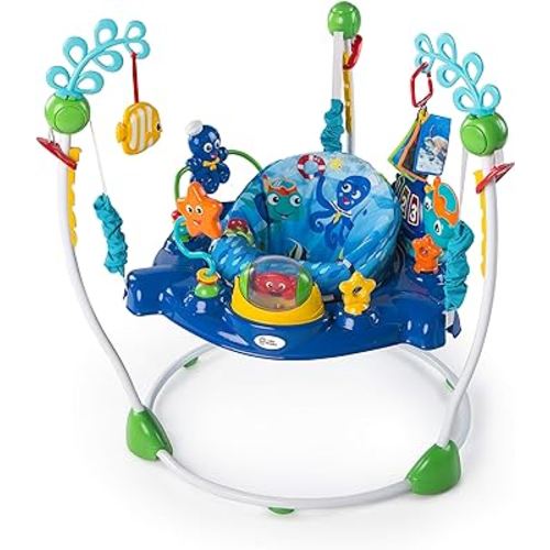 Baby Einstein Neptune's Ocean Discovery Activity Jumper, Ages 6 months +, Max weight 25 lbs., Unisex