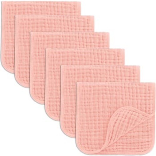 Muslin Burp Cloths - Pack of 6