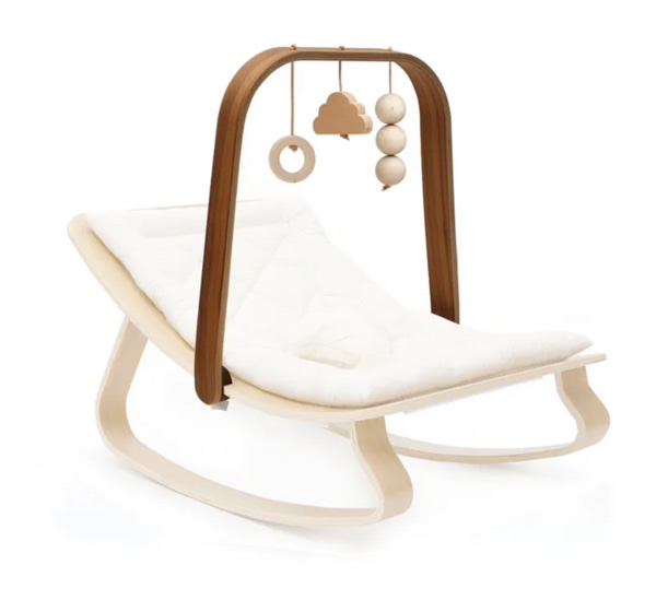 Activity Arch with Toys for Levo Baby Bouncer | Walnut