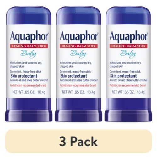 (3 pack) Aquaphor Baby Healing Balm Stick, 0.65 Oz