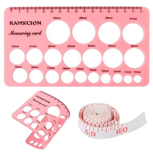 Nipple Ruler, Nipple Rulers for Flange Sizing Measurement Tool, Silicone Flange Size Measure Nipple Ruler for Breast Pump Flange Sizing - Soft Measurement Tool for New Mothers
