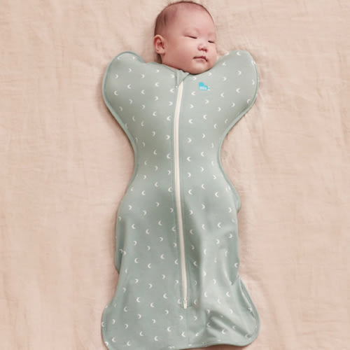 Swaddle Up™ 1.0 TOG Cotton Olive Moon