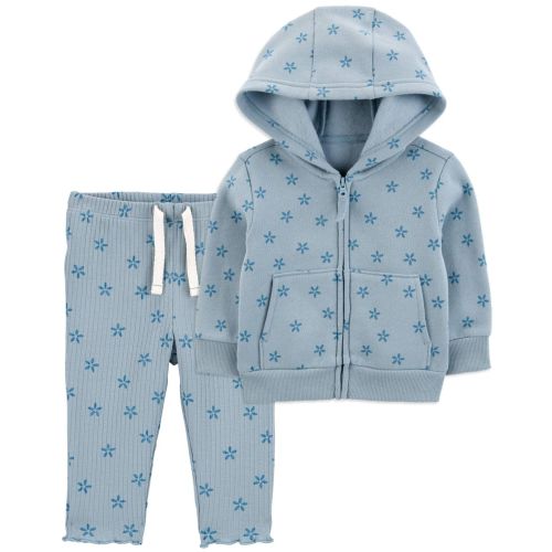 Baby 2-Piece Zip-Up Fleece Hoodie & Pants Set | Carter's