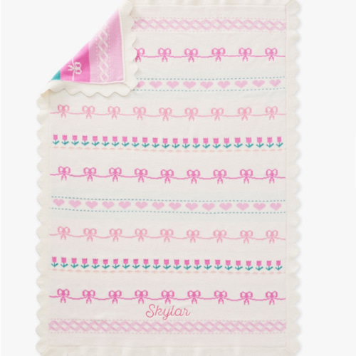 LoveShackFancy Fair Isle Baby Blanket
