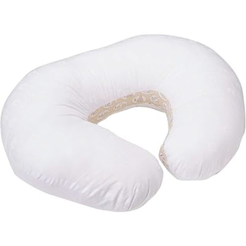 Boppy Nursing Pillow Bare Naked Original Support, Boppy Pillow Only, Nursing Pillow Cover Sold Separately, Ergonomic Nursing Essentials for Breastfeeding and Bottle Feeding, with Firm Fiber Fill