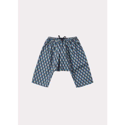 Kids Caramel LINUM BABY COTTON TROUSERS - GEO PRINT | Garmentory