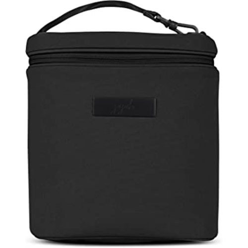 JuJuBe Fuel Cell Insulated Bottle Bag, Stylish Cooler Bag, Insulated Lunch Bag, Baby Bottle Cooler Bag, Breastmilk Cooler Bag | Black Out